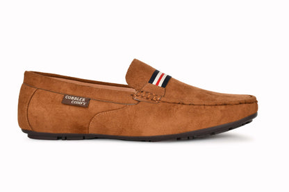 Suede Loafers for Men | Tan