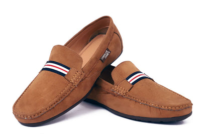 Suede Loafers for Men | Tan