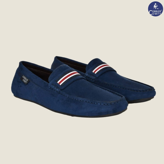 Suede Loafers for Men | Blue