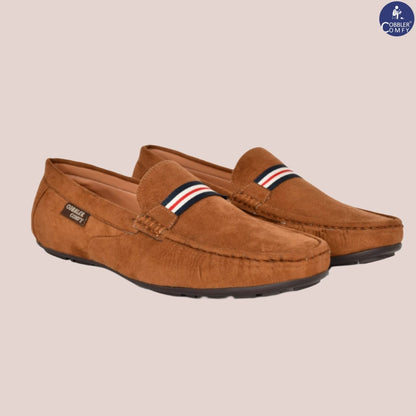 Suede Loafers for Men | Tan